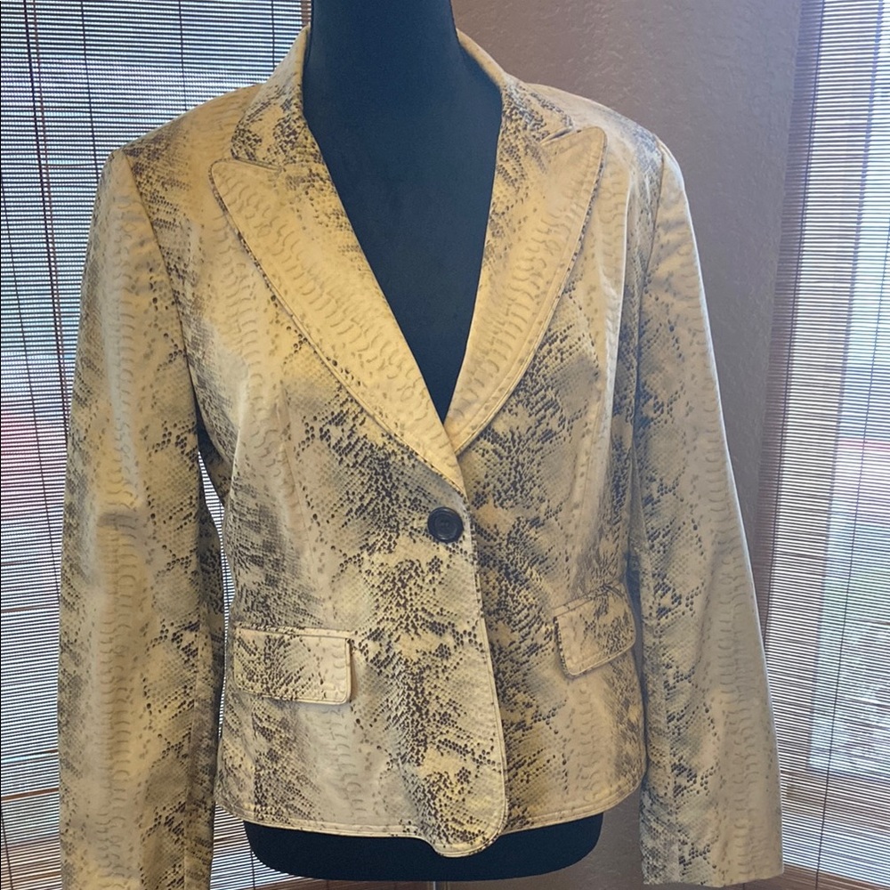 Women's Snake Print Blazer